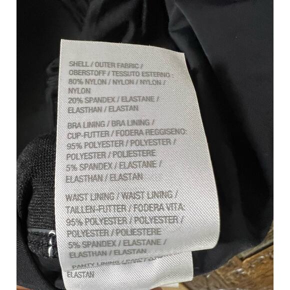 Denim & Co. Beach Sweetheart Neckline Swim Dress NWOT BLACK SIZE 18W - Picture 7 of 8